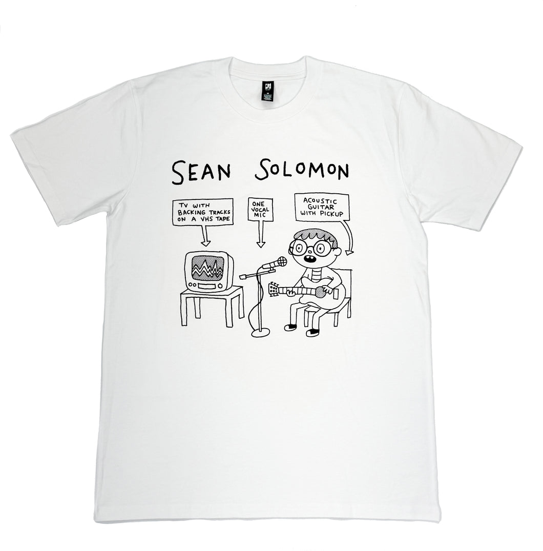 SEAN SOLOMON TV SHIRT (WHITE)