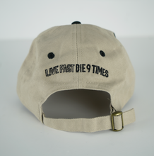 Load image into Gallery viewer, &quot;LIVE FAST DIE 9 TIMES&quot; CAT HAT